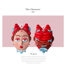 Queen rules - an indie clay art iOS game. Ilustração tradicional, Motion Graphics, Design de personagens, Design gráfico, Escultura, e Animação de personagens projeto de Larissa Honsek - 26.04.2021