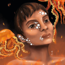 Incendio . Un proyecto de Ilustración tradicional de maria jose alvarez - 29.04.2021