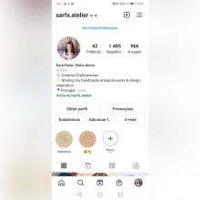 Meu projeto do curso: Visual Storytelling para sua marca pessoal no Instagram. Redes sociais projeto de Sara Faria - 02.05.2021