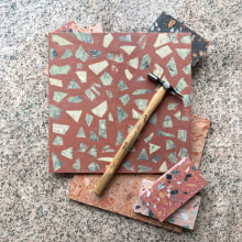 Terrazzo tiles New project. Design, Arts, Crafts, and Cooking project by BRIK chocolate - 05.03.2021