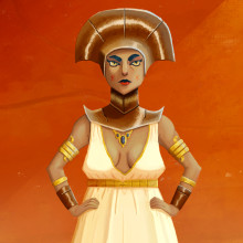 Great Queen Arisha. Un proyecto de Ilustración tradicional de Axel Pullen - 04.05.2021