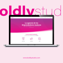 Mi Proyecto: Boldly Studio. Un proyecto de Publicidad, Br, ing e Identidad, Consultoría creativa y Diseño Web de Tamara Fred - 25.04.2021