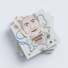 Ilustración editorial para adultos 'Los mayores cuentan'. Un projet de Illustration numérique, Illustration de portrait et Illustration éditoriale de Raquel Feria Legrand - 06.05.2021