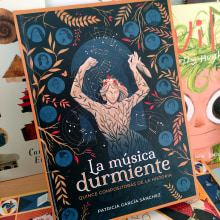 La Música Durmiente. Design editorial e Ilustração digital projeto de Marta Dorado - 15.04.2021
