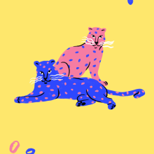 Leopards. Un proyecto de Pintura acrílica de Sara Marcos - 09.05.2021