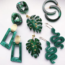 @sirensrose / Resin Jewelry Design course. Design de joias projeto de Melania Soto Duque - 09.05.2021