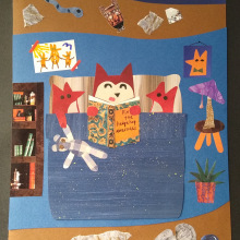 Il mio progetto del corso: Illustrazione di storie con la carta. Traditional illustration, Collage, Paper Craft, and Children's Illustration project by vimarnacobolda - 05.13.2021