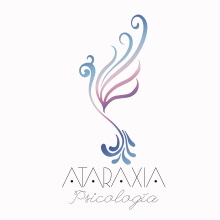 Proceso de creación del logo "Ataraxia psicología". Design, Lettering, e Design de logotipo projeto de Lara Quijada Segovia - 18.05.2021