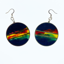 Sunrise Sunset Earrings. Arts, Crafts, Fine Arts, Jewelr, Design, and Color Theor project by Brie Bailey - 03.31.2021