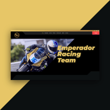 Emperador Racing Team. Un proyecto de Diseño Web y Desarrollo Web de Curro Gavira - 24.05.2021