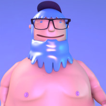 PHAT PHILL C4d by Jaime Rodriguez. Design, Traditional illustration, Motion Graphics, 3D, Animation, Br, ing, Identit, Character Design, Graphic Design, To, Design, 3D Animation, 3D Modeling, 3D Character Design, and 3D Design project by James Rodriguez - 05.27.2021