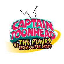 Captain ToonHead Vs The Punks from Outer Space. Videogames, Design de videogames, Desenvolvimento de videogames, e Narrativa projeto de Luis Daniel Zambrano - 27.05.2021