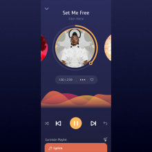 Music app concept. Un proyecto de UX / UI y Diseño de apps de Hairo Mercedes Hernández - 01.05.2021