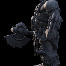 Durotan-World Of Warcraft. 3D, Escultura, e Modelagem 3D projeto de xjblanco - 02.06.2021