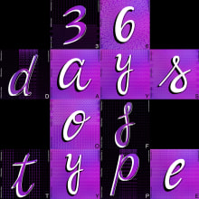 36 Days of Type 08. Motion Graphics, Design gráfico, e Lettering projeto de Pili Enrich Pons - 10.05.2021