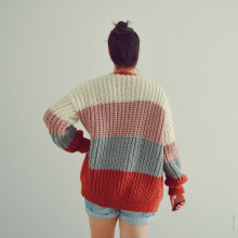 Mi Proyecto del curso: Crochet: crea prendas con una sola aguja. Un proyecto de Moda, Diseño de moda, Tejido, DIY y Crochet de Ana - 04.06.2021