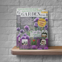 Propuesta de portada de revista Garden Design. Un proyecto de Diseño de Alexandra Vidal Lara - 04.06.2021