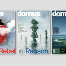 Domus: The iconic magazine of architecture and design. Un proyecto de Br, ing e Identidad, Diseño editorial y Diseño Web de Mark Porter - 04.06.2021