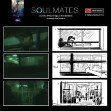 SOULMATES - Storyboards. Un proyecto de Ilustración tradicional, Cine, vídeo, televisión, Dibujo, Stor y board de Pablo Buratti - 10.06.2021
