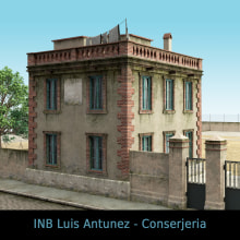 INB Luis Antunez - Conserjería. 3D, Infographics, 3D Modeling, Video Games, Digital Architecture, and ArchVIZ project by Toni López Yeste - 08.21.2020