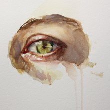Paint an Eye with me!. Traditional illustration, Education, Fine Arts, Painting, Street Art, Creativit, Watercolor Painting, Portrait Illustration, Portrait Drawing, Realistic Drawing, Artistic Drawing, Oil Painting, and Figure Drawing project by Michele Bajona - 06.14.2021
