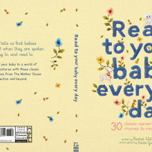 Read To Your Baby Every Day - Illustrated Book. Un proyecto de Diseño, Ilustración tradicional y Bordado de Chloe Giordano - 18.06.2021