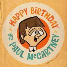 Feliz cumpleaños, Paul McCartney!. Un proyecto de Ilustración tradicional, Dibujo a lápiz, Dibujo y Dibujo digital de Ed Vill - 19.06.2021