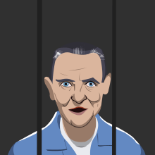 Hannibal Lecter. A Illustration project by Francisco Bonett - 06.21.2021