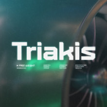 Triakis Font Family. Un proyecto de Motion Graphics, 3D, Diseño gráfico y Tipografía de bydani - 21.06.2021