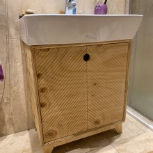 Under sink bathroom cabinet. Arts, Crafts, Furniture Design, Making, Interior Design, DIY, and Woodworking project by Phil Chambers - 06.19.2021