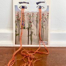 Meu projeto do curso: Técnicas de bordado experimental sobre papel. Artes plásticas, Colagem, Bordado e Ilustração têxtil projeto de Luciana Brandt - 22.06.2021