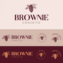 Brownie Conceito. Design, Br, ing, Identit, Graphic Design, and Logo Design project by Nathannael Silva - 06.23.2021