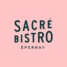 Sacré Bistro Ein Projekt aus dem Bereich Br, ing und Identität, Grafikdesign, T, pografie und Kommunikation von Studio Plastac - 14.09.2018