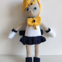 Mi Proyecto del curso: Amigurumi: diseño de ropa, pelo y complementos. Artesanato, Design de brinquedos, Tecido, e Crochê projeto de Alina - 27.06.2021