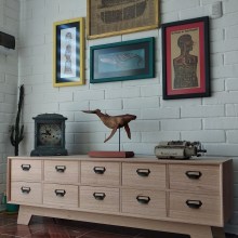 Mueble estilo industrial con 10 cajones. Arts, Crafts, Furniture Design, Making, Interior Design, DIY, and Woodworking project by marcelo.rojas - 06.25.2021