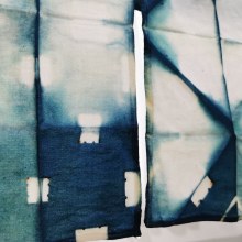Shibori Teñido con Pigmentos Naturales. Artesanato, Moda, Design de moda, DIY, e Tingimento têxtil projeto de Jazmín Yael Reyes Espinosa - 27.06.2021