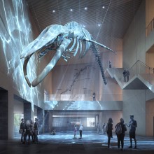 Tromsø Museum. Un progetto di 3D, Architettura, Postproduzione fotografica, Modellazione 3D, Illustrazione architettonica e ArchVIZ di Sonny Holmberg - 10.05.2019