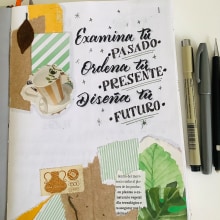 Mi Proyecto del curso:  Bullet journal creativo: planificación y creatividad . Ilustração tradicional, Lettering, Desenho, H, e Lettering projeto de Mónica Angulo Pinto - 31.03.2021