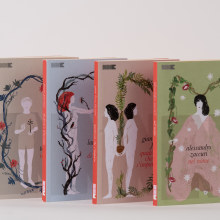 Book covers serie Crocevia. Un proyecto de Ilustración tradicional e Ilustración editorial de Elisa Talentino - 02.07.2021