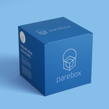 Parebox Logo. Projekt z dziedziny Design, Br, ing i ident, fikacja wizualna i Projektowanie graficzne użytkownika Pablo Cinto - 04.07.2021