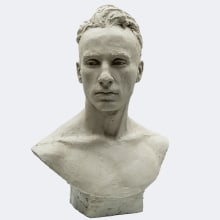 Mi Proyecto del curso: Retrato en barro: modela un rostro a escala real. Un proyecto de Bellas Artes y Escultura de Efraïm Rodríguez - 05.07.2021