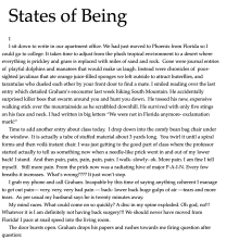 States of Being. Un proyecto de Escritura, Creatividad, Stor, telling y Narrativa de drcrthema - 03.07.2021