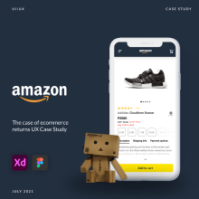 Amazon returns problem. Un proyecto de Programación, UX / UI, Diseño interactivo, Diseño Web, Desarrollo Web, Diseño digital y Desarrollo de apps de rubenjosephofficial - 09.07.2021