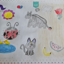 Mi Proyecto del curso: Dibujo y creatividad para pequeños grandes artistas. Traditional illustration, Creativit, Drawing, and Creating with Kids project by draecinereb - 07.10.2021