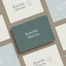 Flourish & Fitness. Br, ing & Identit project by Laura Busche - 07.14.2021
