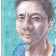 My project in Artistic Portrait with Watercolors course. Un progetto di Belle arti, Pittura, Pittura ad acquerello, Ritratto illustrato e Disegno di ritratti di waiyoke - 19.07.2021