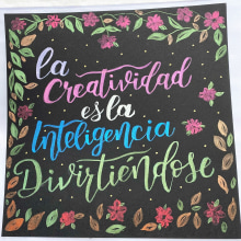 Mi Proyecto del curso: Lettering con acuarelas metálicas. Lettering, Watercolor Painting, H, and Lettering project by Carol Mendoza - 07.19.2021
