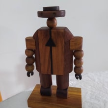 Meu projeto do curso: Marcenaria lúdica: crie toy arts de madeira. Escultura, To, Art, e Marcenaria projeto de Roberto Dias Ribeiro - 22.07.2021