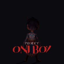 Oni Boy: Unmasked.. Modelagem 3D projeto de Raúl Ferreres - 22.07.2021
