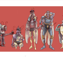 Mi Proyecto del curso: Introducción al diseño de personajes para animación y videojuegos. Un proyecto de Ilustración tradicional, Animación, Diseño de personajes, Videojuegos y Diseño de videojuegos de Kai Rodríguez García - 23.07.2021
